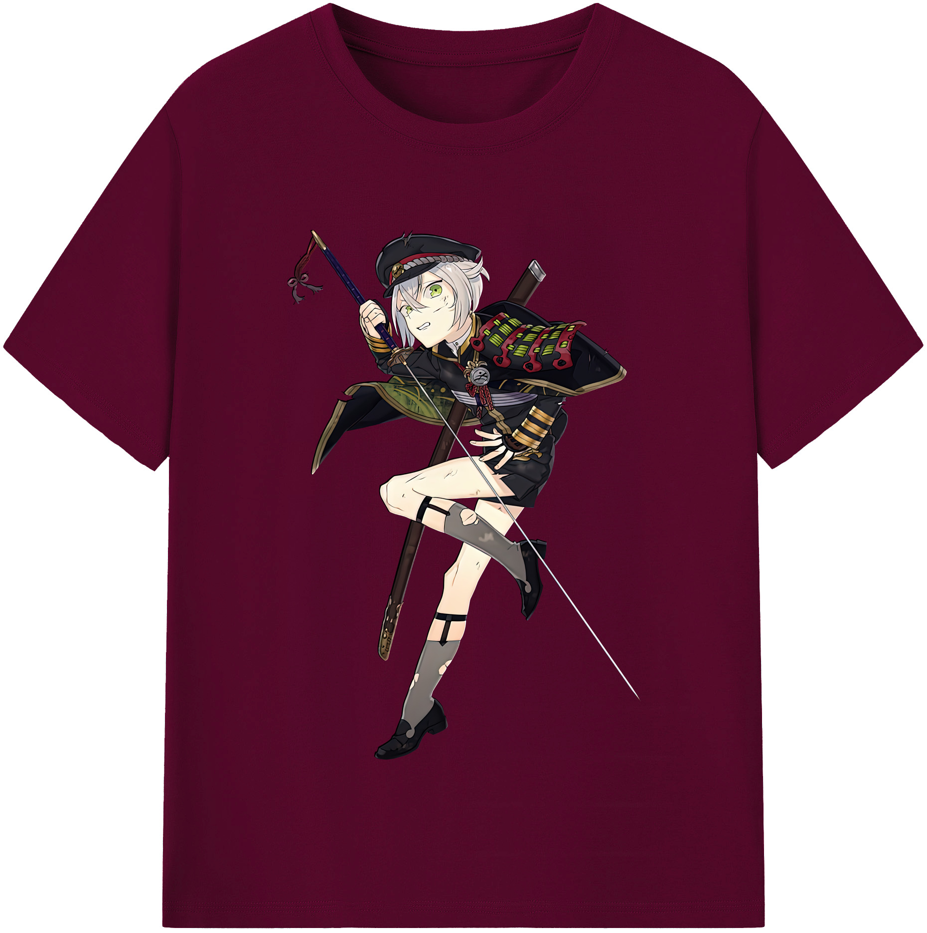 （画像用） 刀剣乱舞 Touken Ranbu レディースカジュアルプリントTシャツ（綿100％）